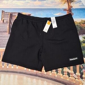 Timberland Black Sweat Shorts‎ Size XXL NWT